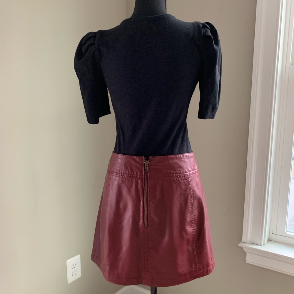 Free People Faux Leather Mini - Picture 2 of 3